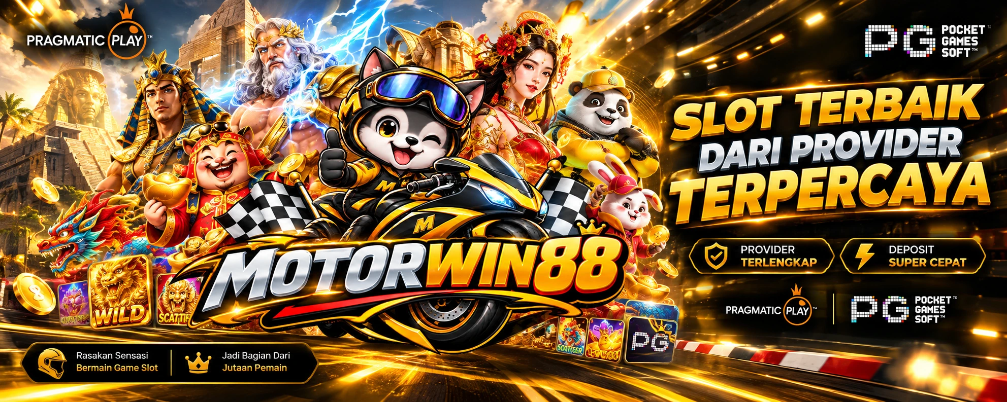 Promo MOTORWIN88 dengan bonus member baru, cashback, bonus deposit harian dan mingguan
